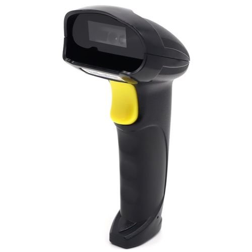 Qoltec 50853 Laser barcode scanner 1D | 2D | Black (50853)