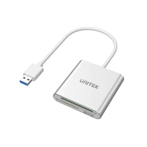 UNITEK Y-9313 card reader USB 3.2 Gen 1 (3.1 Gen 1) Silver (Y-9313)
