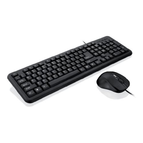 iBox OFFICE KIT II keyboard USB QWERTY English Black (IKMOC2005070U)