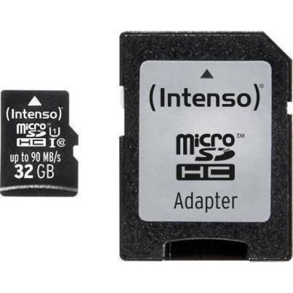 Intenso 32 GB microSDHC Class 10 UHS-I (3433480) Intenso 32 GB microSDHC Class 10 UHS-I (3433480)