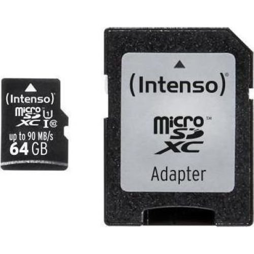 Intenso 64 GB microSDXC Class 10 UHS-I (3433490)