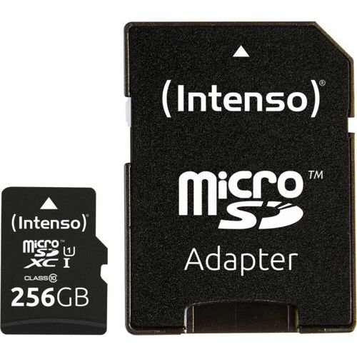 Intenso Premium 256 GB microSDXC black, Class 10 UHS-I (3423492)