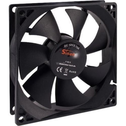 Inter-Tech F-92-S 92x92x25mm black (88885180)