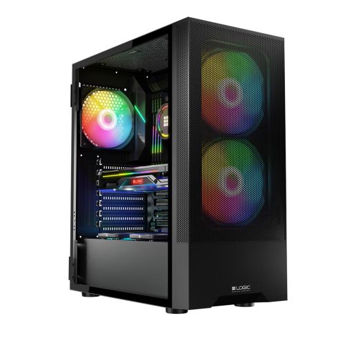 Logic ARYA  ARGB MINIDI USB 3.0 Case Black (AT-ARYA-10-000000-0002)