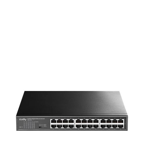 Cudy GS1024 network switch Gigabit Ethernet (10/100/1000) Black (GS1024)