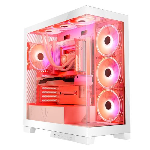 MODECOM Volcano SPACE APEX ARGB  MIDI USB 3.0 X 2  CYPE-C white (AT-SPACE-PG-20-000000-0002)