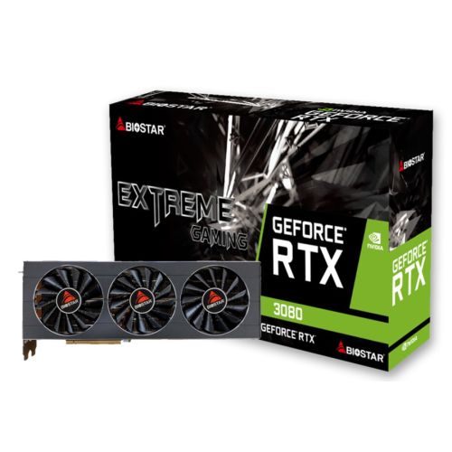 Biostar VN3806RMT3 graphics card NVIDIA GeForce RTX 3080 10 GB GDDR6X (VN3806RMT3)