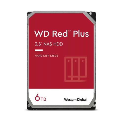 Western Digital Red Plus WD60EFPX internal hard drive 3.5" 6000 GB Serial ATA III (WD60EFPX)