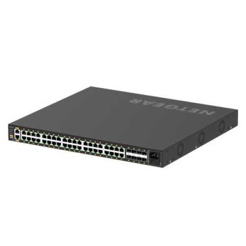 NETGEAR GSM4248P-100EUS network switch Managed L2/L3/L4 Gigabit Ethernet (10/100/1000) Power over Ethernet (PoE) Black (GSM4248P-100EUS)