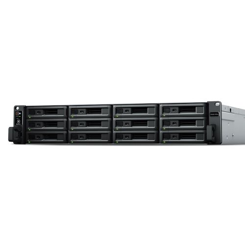 NAS Synology RS4021xs+; 3U RACK; 16x (3.5" SATA HDD/2.5" SATA SSD); Intel Xeon D-1541; 16 GB DDR4 ECC UDIMM (max. 64GB), 4x 1GbE RJ-45, 2x 10GbE RJ-45 (RS4021xs+)