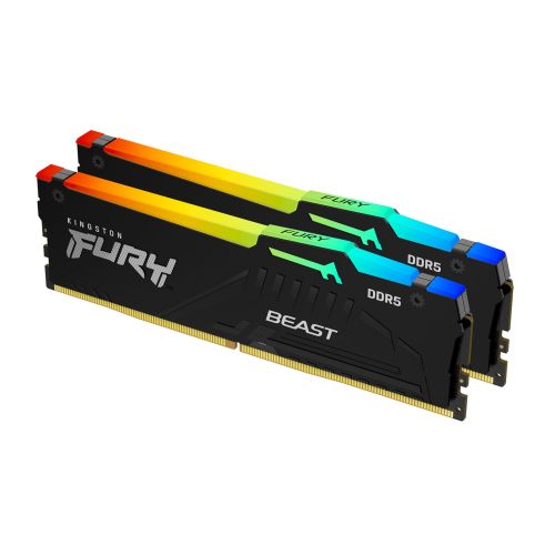 Kingston Technology FURY Beast 16GB 6000MT/s DDR5 CL36 DIMM (Kit of 2) RGB EXPO (KF560C36BBEAK2-16)