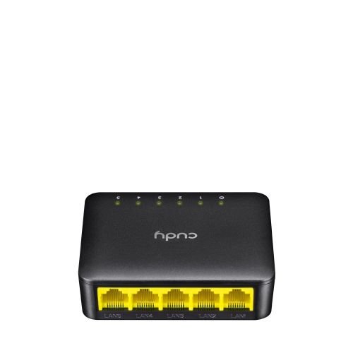 Cudy GS105D network switch Gigabit Ethernet (10/100/1000) Black (GS105D)