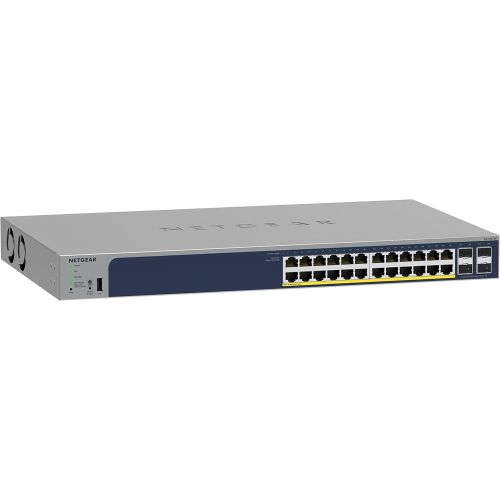 NETGEAR GS728TP Managed L2/L3/L4 Gigabit Ethernet (10/100/1000) Power over Ethernet (PoE) Grey (GS728TP-300EUS)