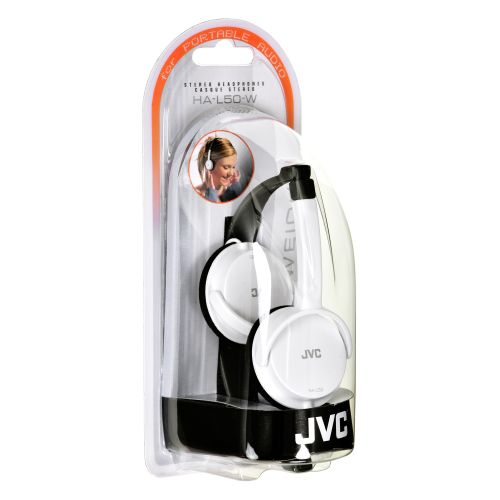 JVC HA-L50W Light weight (white) Headphones (HAL50WE)