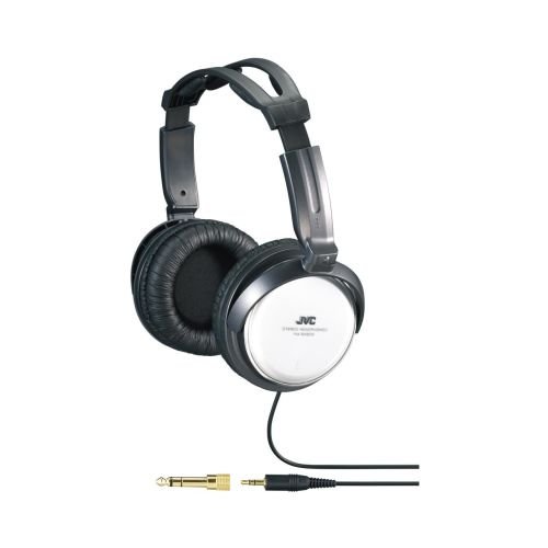 JVC HA-RX500-E Headphones Head-band 3.5 mm connector Black, White (HAR-X500E)