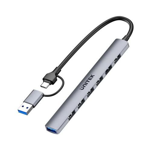 Unitek H1209AGY01 USB-A 5Gbps 7in1 USB hub (H1209AGY01)