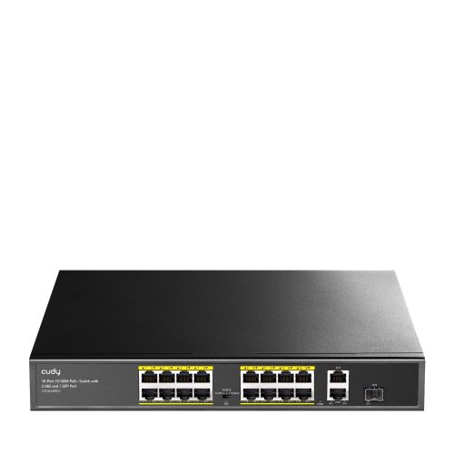 Cudy FS1018PS1 network switch Fast Ethernet (10/100) Power over Ethernet (PoE) Grey (FS1018PS1)