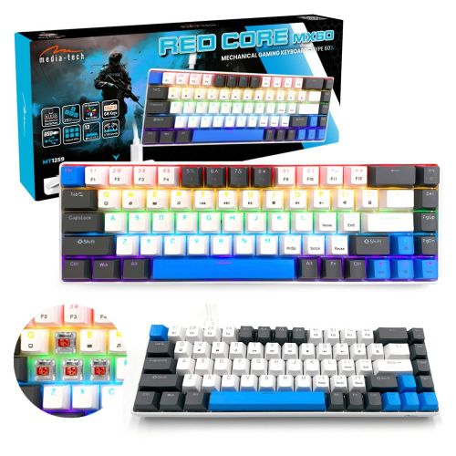 Mechanical keyboard 60% RED CORE MX60 MT1259 (MT1259)