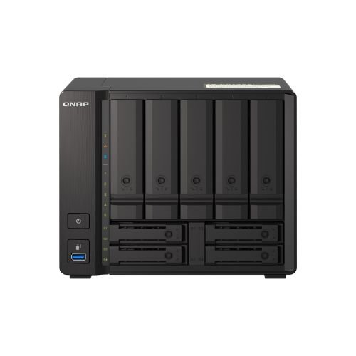 QNAP TS-H973AX NAS Tower Ryzen Embedded V1500B 32 GB DDR4 0 TB QuTS hero Black (TS-H973AX-32G)