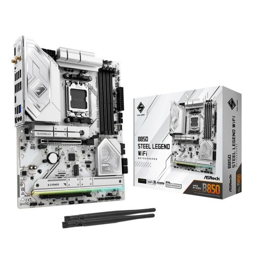 Asrock B850 Steel Legend WiFi AMD B850 Socket AM5 ATX (B850 STEEL LEGEND WIFI)