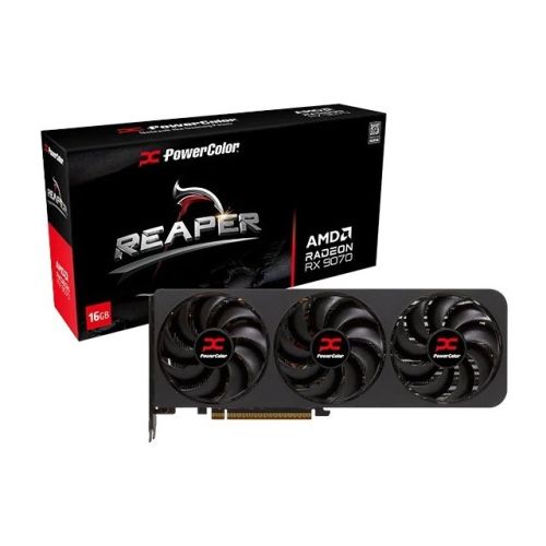 PowerColor Reaper AMD RX9070 16 GB GDDR6 graphics card (RX9070 16G-A)