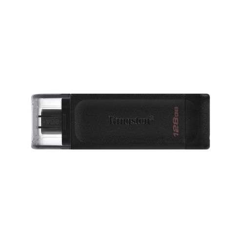 Kingston Technology DataTraveler 70 USB flash drive 128 GB USB Type-C 3.2 Gen 1 (3.1 Gen 1) Black (DT70/128GB)
