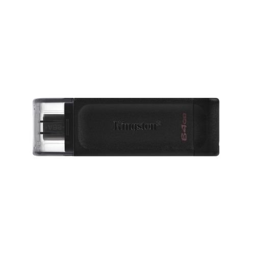 Kingston Technology DataTraveler 70 USB flash drive 64 GB USB Type-C 3.2 Gen 1 (3.1 Gen 1) Black (DT70/64GB)