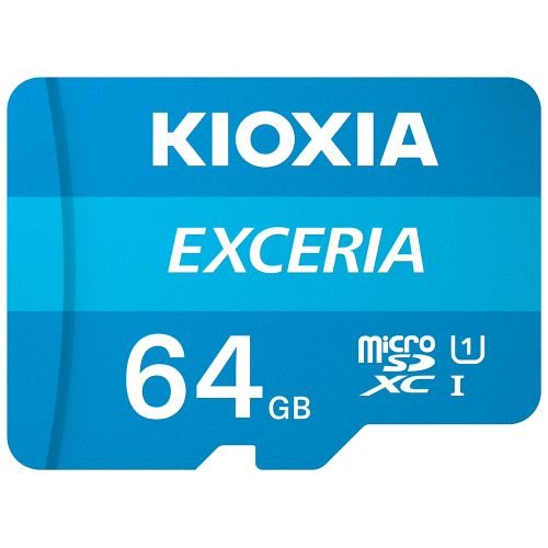 Kioxia Exceria memory card 64 GB MicroSDXC Class 10 UHS-I (LMEX1L064GG2)