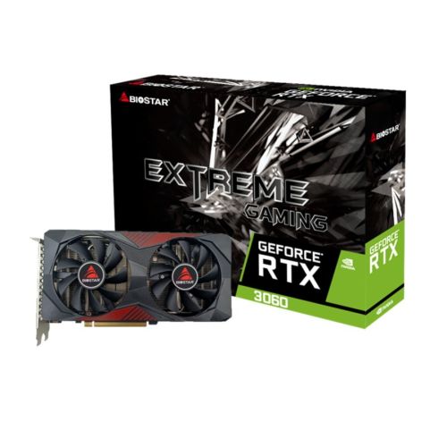BIOSTAR RTX 3060 12GB graphics card (VN3606RML9)