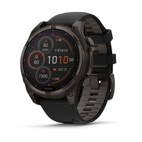 Garmin fenix 8 3.3 cm (1.3") 51 mm Digital 260 x 260 pixels Touchscreen Titanium Wi-Fi GPS (satellite) (010-02906-11)