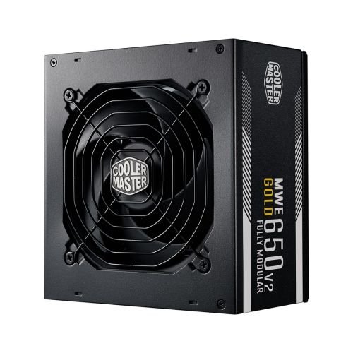Cooler Master MWE Gold 650 - V2 Full Modular power supply unit 650 W 24-pin ATX ATX Black (MPE-6501-AFAAG-EU)