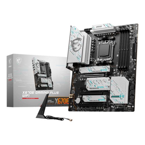 MSI X670E GAMING PLUS WIFI motherboard AMD X670 Socket AM5 ATX (7E16-003R)
