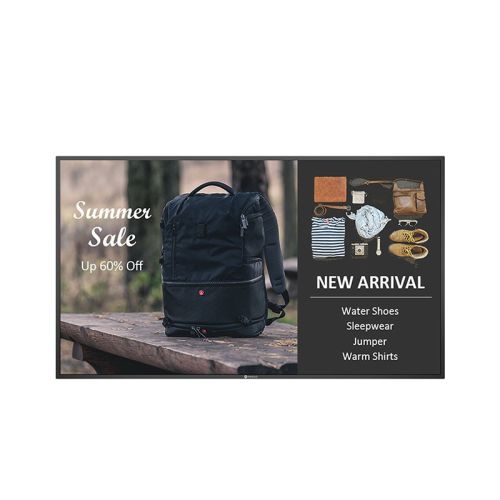 AG Neovo QM-4302 Digital signage flat panel 108 cm (42.5") IPS 400 cd/m² 4K Ultra HD Black 24/7 (QM-4302)