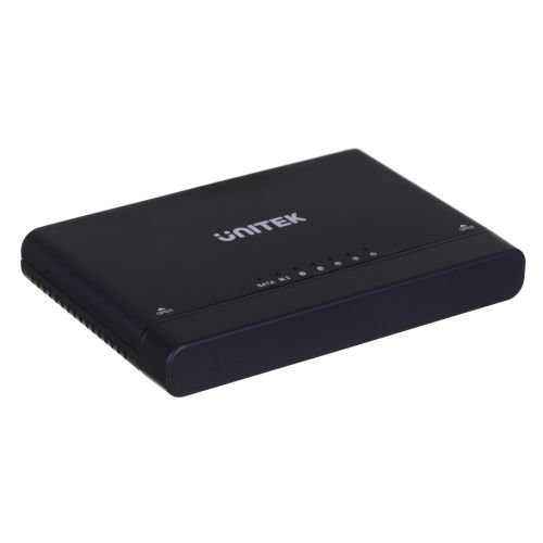 UNITEK S1222A cable gender changer USB 3.2 SATA 2,5/3,5' & M.2 PCIE/NVME Black (S1222A)