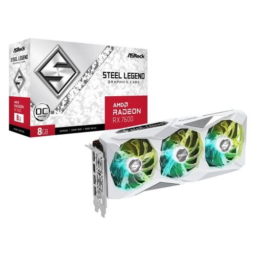 Asrock RX7600 SL 8GO graphics card AMD Radeon RX 7600 8 GB GDDR6 (RX7600 SL 8GO)