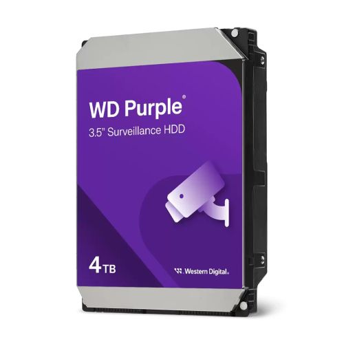 Western Digital Purple internal hard drive 4 TB 5400 RPM 128 MB 3.5" Serial ATA III (WD44PURZ)