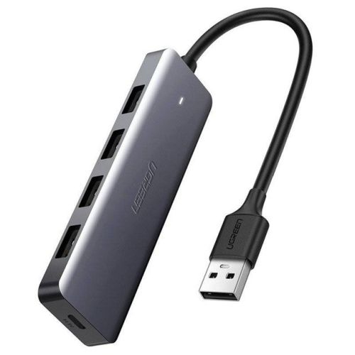 Ugreen Hub 4-in-1 USB-C Adapter to 4× USB 3.0 + USB-C Grey (64260)