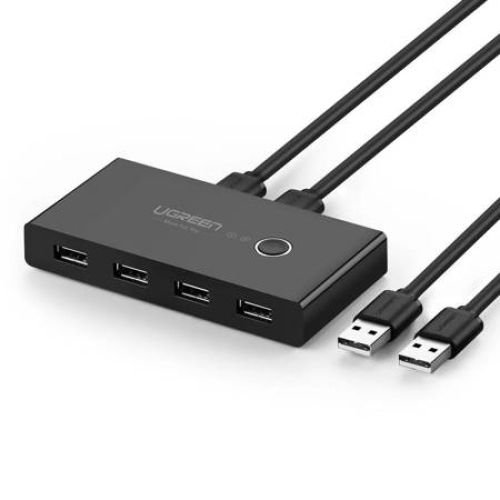 Switch KVM USB 2x4 UGREEN USB 2.0 black (30767)