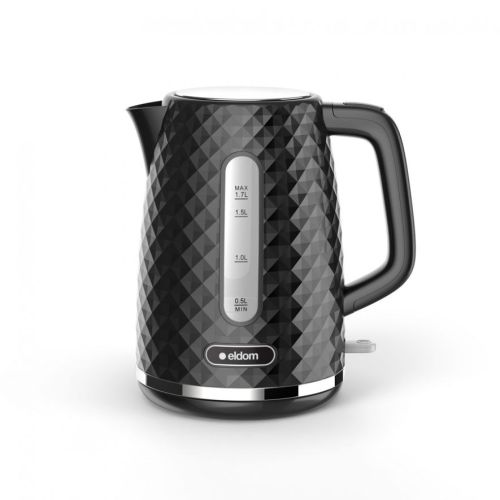 C280C ELDOM Kettle ELLI, capacity 1.7 l, power 2200 W, black, strix, black (C280C)