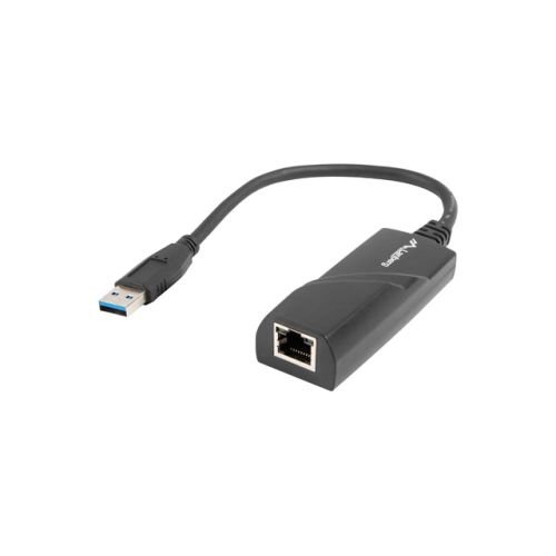 Lanberg NC-1000-01 cable gender changer USB-A RJ-45 Black (NC-1000-01)