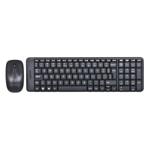 Logitech MK220 keyboard RF Wireless QWERTY International EER Black (920-003168)