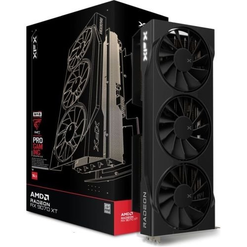 Graphics card. XFX Swift RX 9070XT 3-FAN Gaming E. 16G (97TSWF3B9)