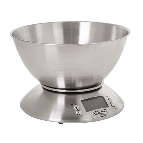Adler AD 3134 Electronic kitchen scale Stainless steel Round (AD 3134)
