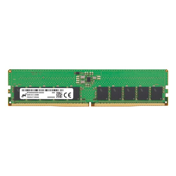 Micron RDIMM 16GB DDR5 1Rx8 6400MHz PC5-51200 ECC REGISTERED MTC10F1084S1RC64BR (MTC10F1084S1RC64BR)