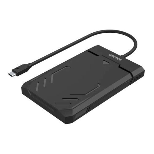 Unitek Y-3036A - DiskGuard Raiden 2.5" USB-C to SATA III 2.5” HDD/SSD Hard Disk Enclosure (Y-3036A)