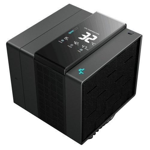 DeepCool ASSASSIN IV VC VISION Processor Air cooler 120/140 mm Black 1 pc(s) (R-ASN4-BKNVMD-G)