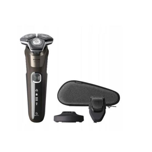 Men's electric shaver, brown + case, Philips 5000 series S5886/38 (S5886/38)