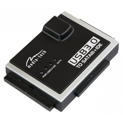Media-Tech MT5100 cable gender changer IDE/SATA USB 3.0 Black (MT5100)