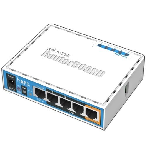 Mikrotik HAP ac lite 500 Mbit/s White Power over Ethernet (PoE) (RB952Ui-5ac2nD)
