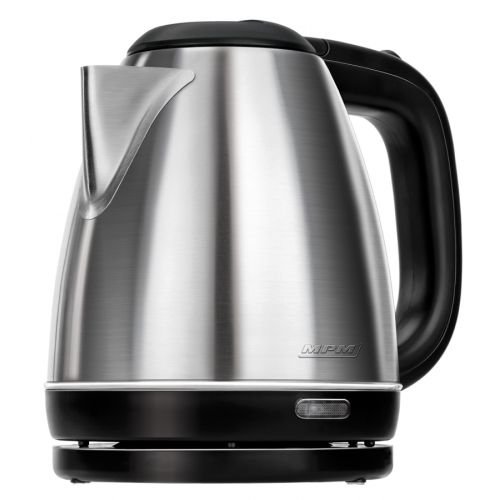 MPM MCZ-84M electric kettle 1 L Black, Stainless steel 1600 W (MCZ-84M)